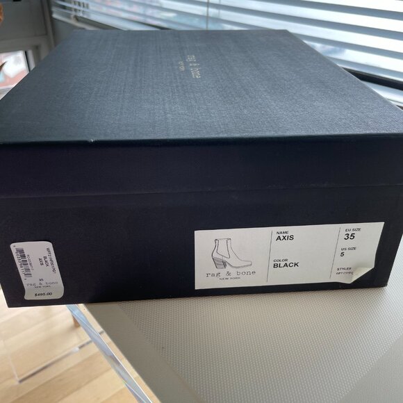 RAG & BONE Axis Chelsea Boot/ Color: Black - Picture 9 of 9